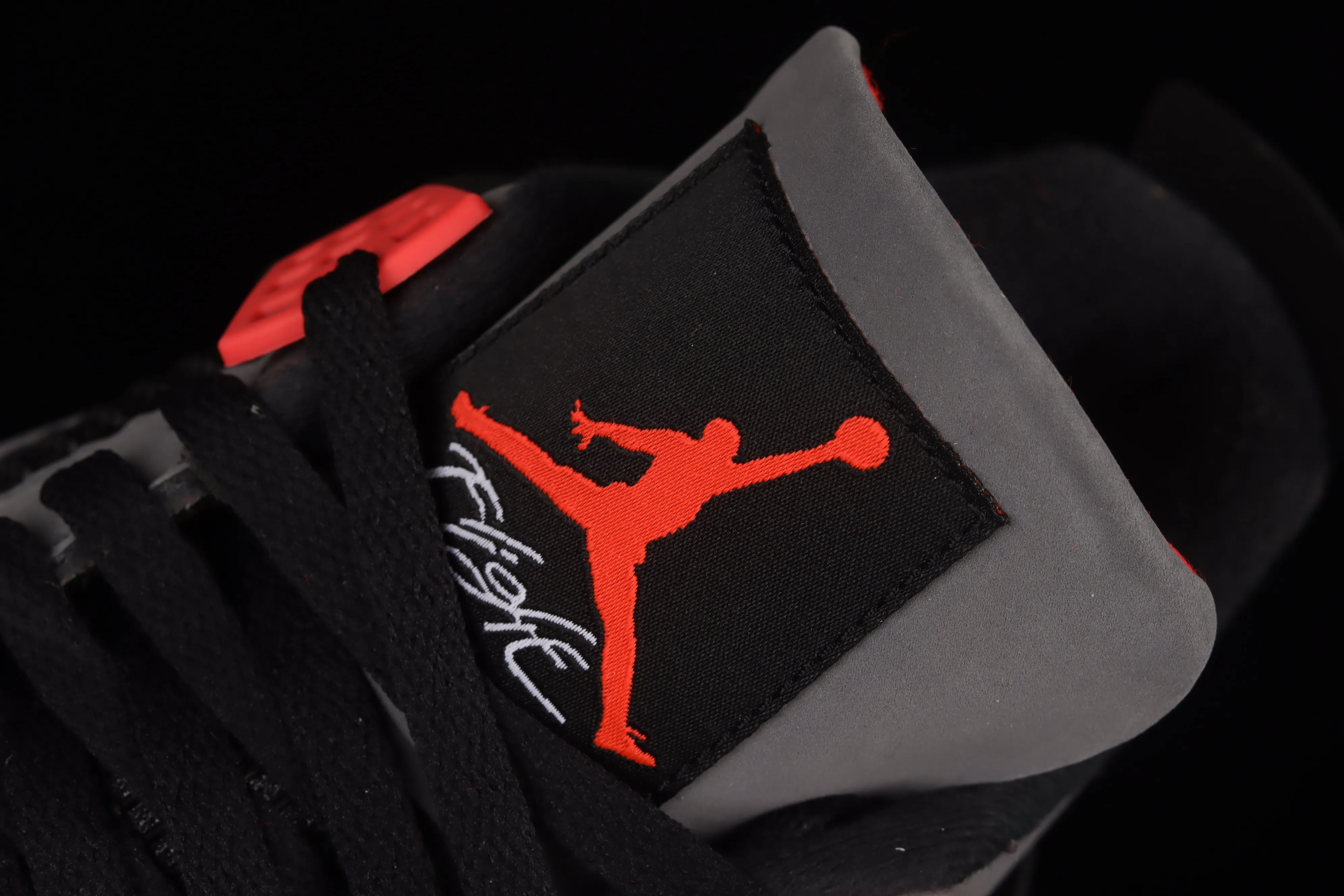 All categories Air Jordan Jordan series basketball shoes Air Jordan 4 foreign trade version Air Jordan 4 Retro "Infrared" AJ4 Joe 4 black gray infrared DH6927-061